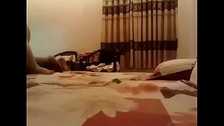 Wan skin coupled with fat&period; Playing with 2 long cocks